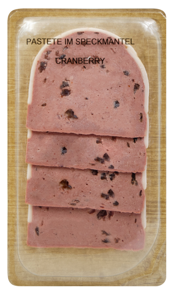 Berger Pastete im Speckmantel Cranberry
