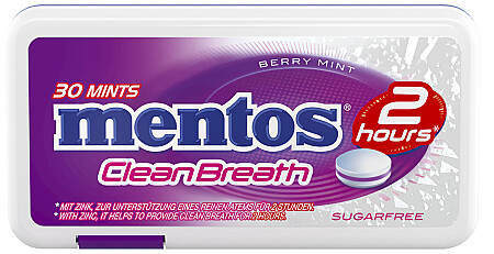 Mentos Clean Breath Berry Mint