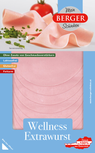 Berger Wellness Extrawurst geschnitten
