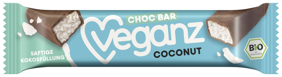 Veganz Bio Choc Bar Coconut