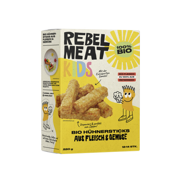 Rebel Meat Kids Bio Hühnersticks