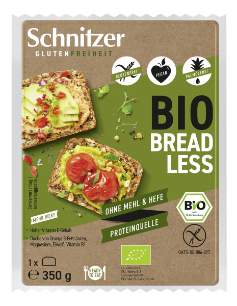 Schnitzer Bread Less Bio Saatenbrot Glutenfrei