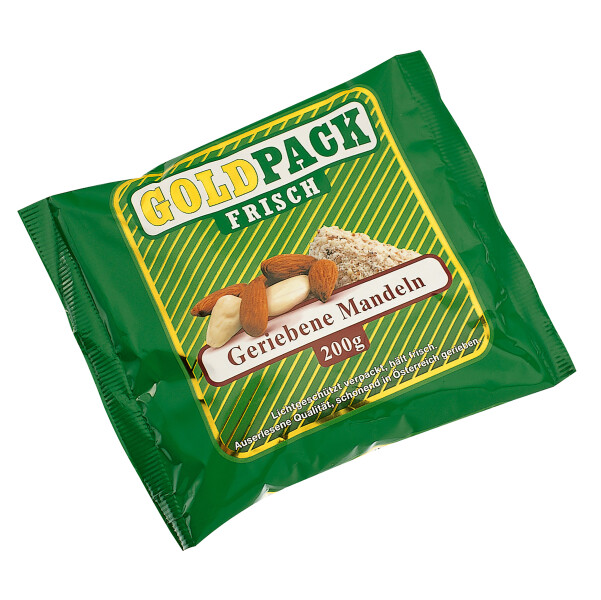 Goldpack Frisch Mandeln gerieben