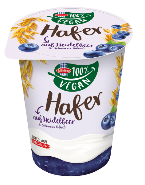 Schärdinger Hafer auf Heidelbeere, vegan