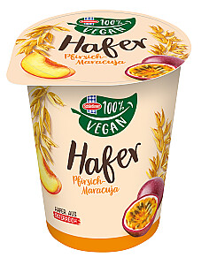Schärdinger 100 % vegan, Hafer auf Pfirsich-Maracuja 