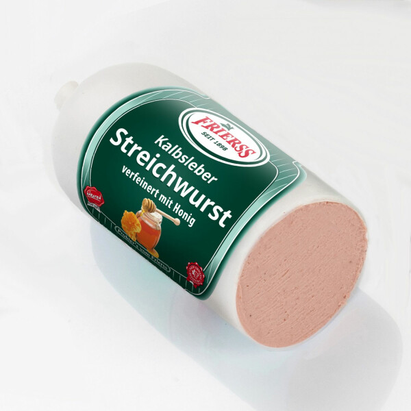Frierss Kalbsleberstreichwurst mit Honig