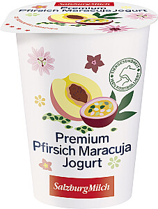 SalzburgMilch Premium Pfirsich Maracuja Jogurt