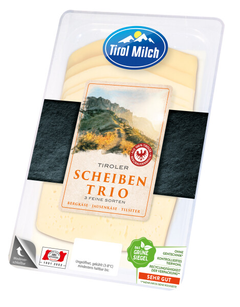 Tirol Milch Scheibentrio 45%