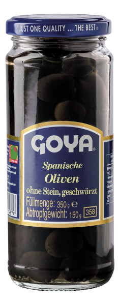 GOYA Oliven geschwärzt ohne Stein