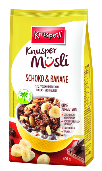 Knusperli Knuspermüsli Schoko & Banane
