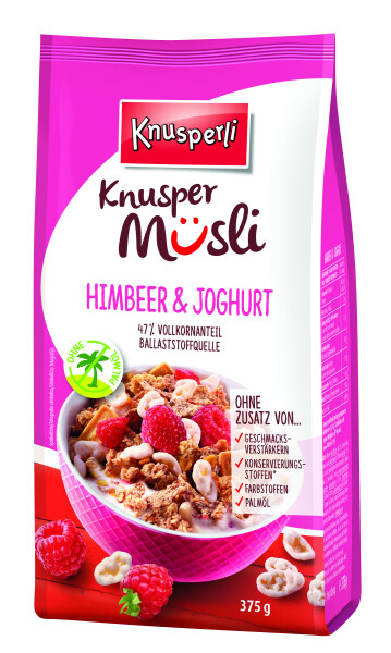 Knusperli Knusper Müsli Himbeer & Joghurt