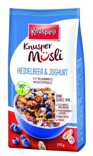 Knusperli Knuspermüsli Heidelbeer & Joghurt