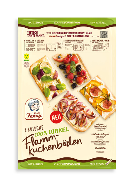 Tante Fanny Frische Dinkel-Flammkuchenböden