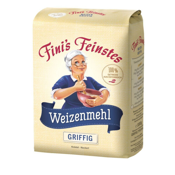 Fini's Feinstes Weizenmehl, Griffig W480