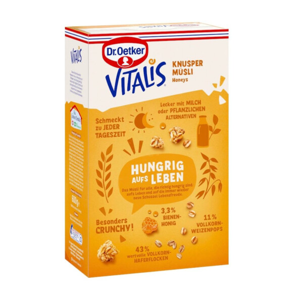 Dr. Oetker Vitalis Knusper Müsli Honeys